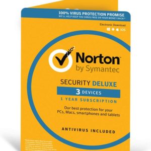 Norton Security Deluxe 3 Devices  1 Year Subscription